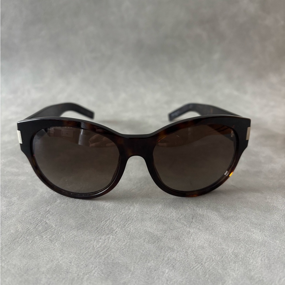 Saint Laurent Tortoise Brown Sunglasses - Picture 4 of 8